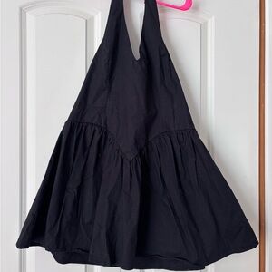 wild fable Black Halter Mini Dress